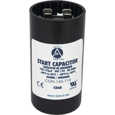 Appli Parts motor start capacitor 145-175 Mfd (microfarads) uF 110-125 VAC