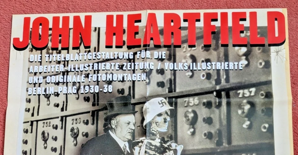 Ausstellungsplakat 1998 John Heartfield Titelblattgestaltung 1930 -1938 - Bild 2 von 4