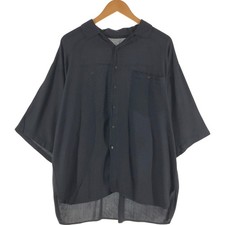 Used CIRCOLA MODA short-sleeved open-collar rayon shirt men's size XL