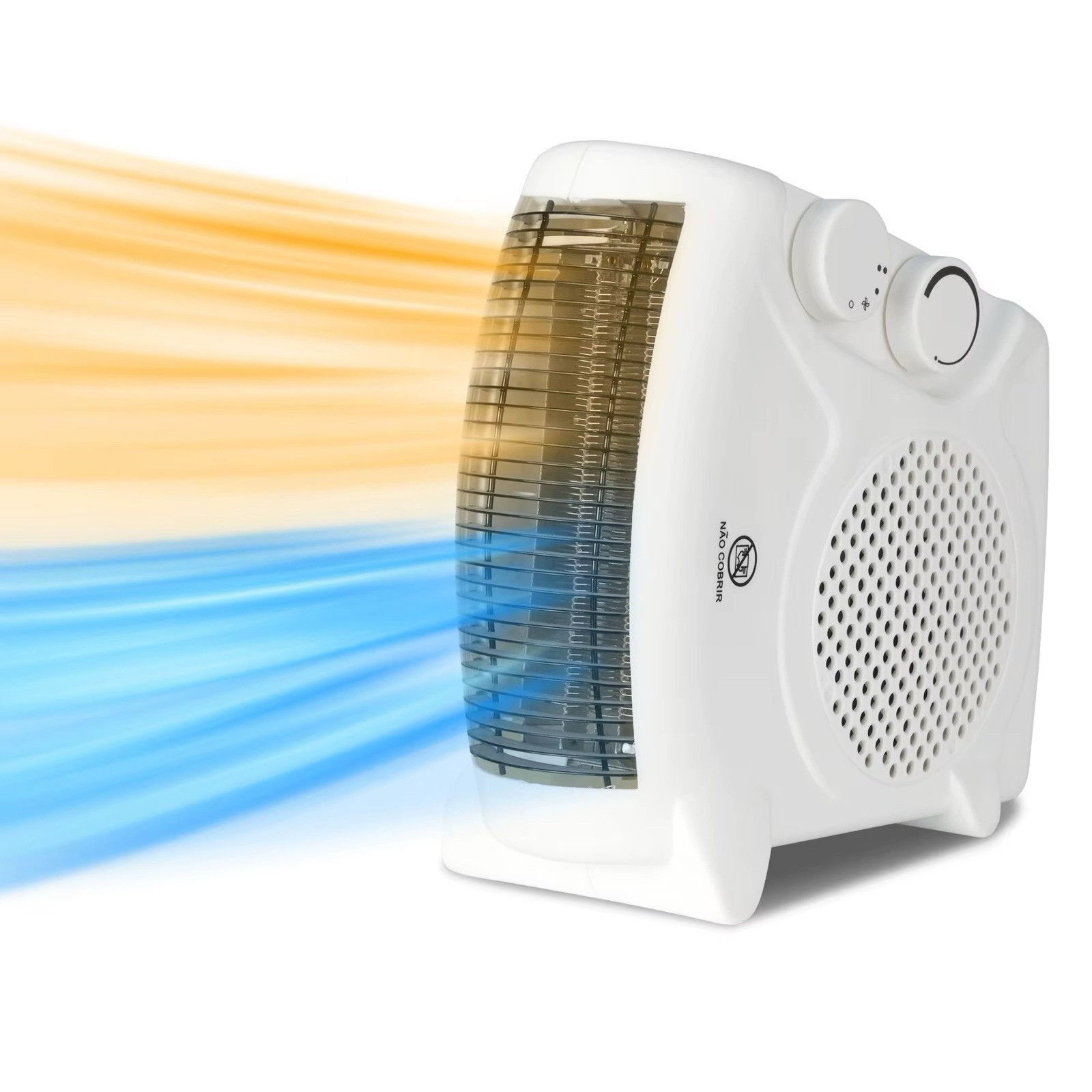 StayWarm 2000W Upright/Flatbed Fan Heater - White (F2003WH)