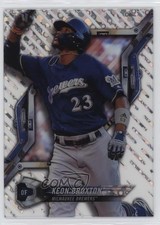2018 Topps High Tek Pattern 1 Waves/Diagonals Orbit Diffractor Keon Broxton 0c4