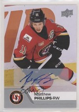 2020-21 Upper Deck AHL Auto Matthew Phillips #6 Auto 0do3
