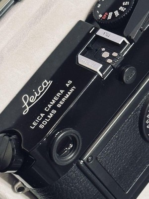 LEICA M6 TTL 0.72 LHSA Special Edition Black paint In Box Unused