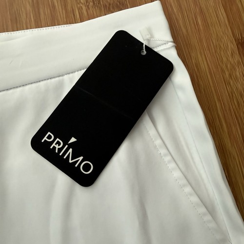 NWT Primo Golf Jogger Pants Men 42x30 Regular White Performance Stretch - Picture 2 of 15