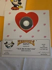Rarities Mint Disney"Yours Forever" 1/10  .999 Fine Silver Coin First Ed 2/14/89
