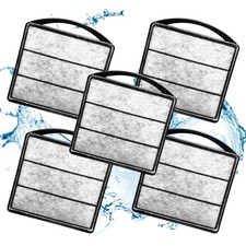 TARARIUM Aquarium Turtle Tank Filter 5pcs Low Water Level Power Filter Replac...