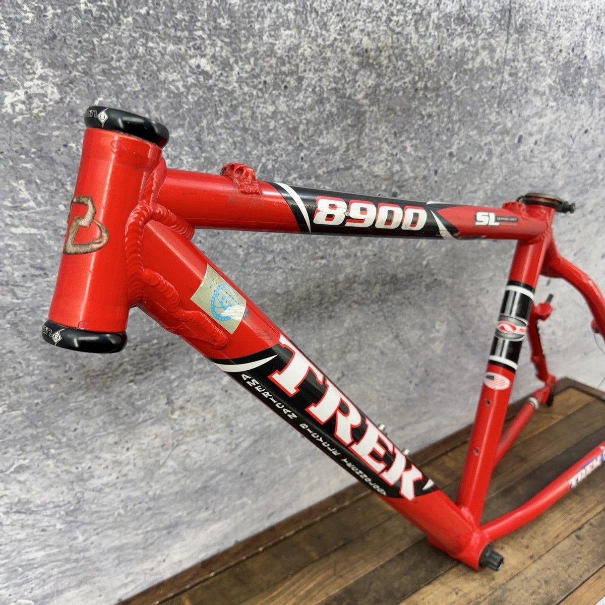 TREK 8900 レッド 26インチ Vintage Trek 8900 SL Icon MTB Frame 18in Red Alpha Aluminum 26in