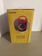 MASINGO Karaoke Machine for Kids and Adults - Burletta C10 - Pink