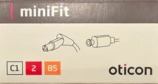 A Oticon C1 MiniFit More Real Zircon  Ruby Receiver ( size 2-85dB-Right ) USA