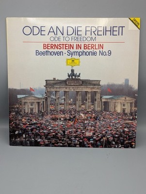 NEAR MINT  Bernstein In Berlin Beethoven Ode An Die Freiheit Deutsche Grammophon