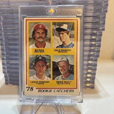 1978 Topps - Rookie Catchers Dale Murphy, Lance Parrish, Ernie Whitt #708 (RC)