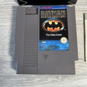 Batman: The Video Game Nintendo NES Spiel Cartridge PAL UKV Sunsoft komplett