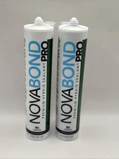 Qty.2, Novabond Pro Premium Hybrid Sealant NBX110 Black New