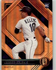 2021 Panini Chronicles Jarred Kelenic Gold Standard #15 Seattle Mariners