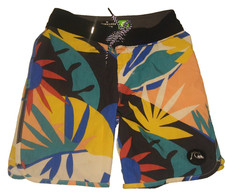 Boy's QUICKSILVER No Destination Tropical 3-Way Stretch Swim Board Shorts 10/25