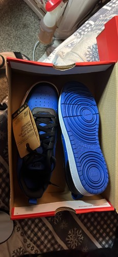 Nike Court Borough Recraft GS /Royal Blue and Black/ boys size 5 1/2 Y - Picture 3 of 3