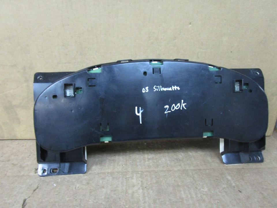 02-05 Oldsmobile Silhouette Speedometer Instrument Cluster 200k Miles 10317700 Foto 3 de 3
