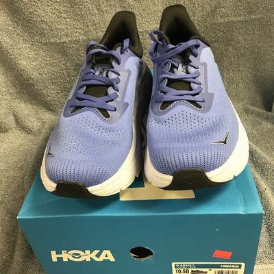 Hoka Arahi 7 Wide Womens 10.5 B 12 EU 43 1/3 Comfort Running Gym Purple Blue