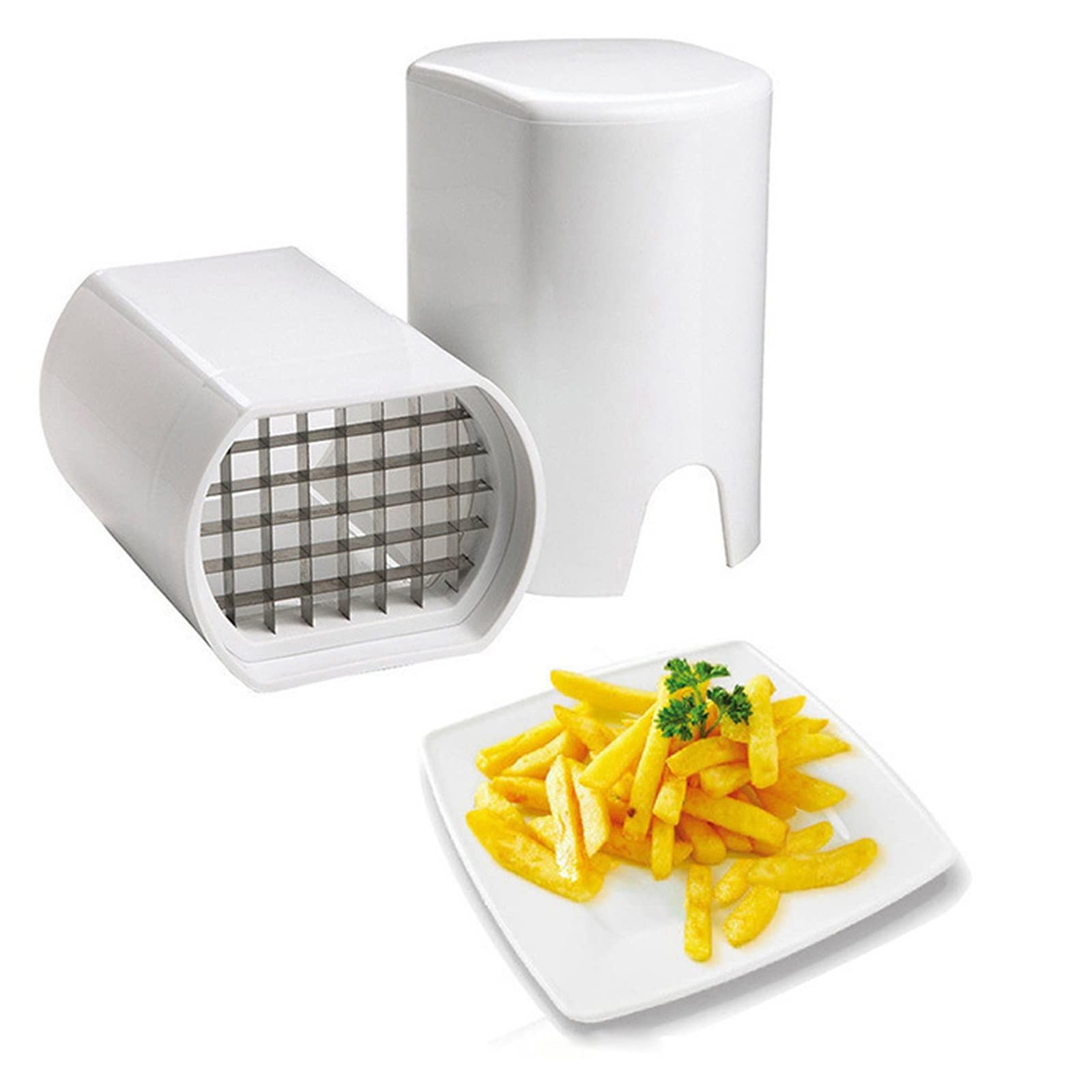 French Fry Cutter,Natural Cut Rapid Vegetable Dicer,Stainles