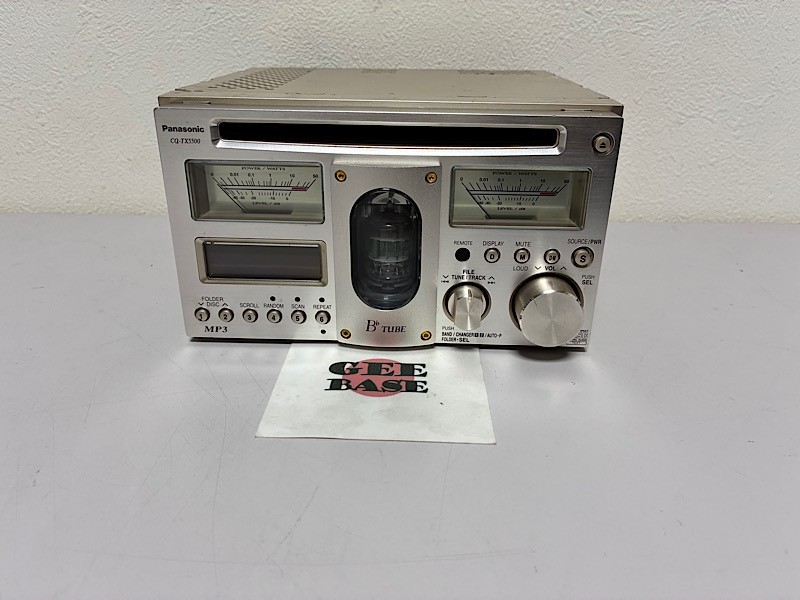 Panasonic CQ-TX5500 Car Audio CD MP3 Vacuum Tube Tested Free Ship