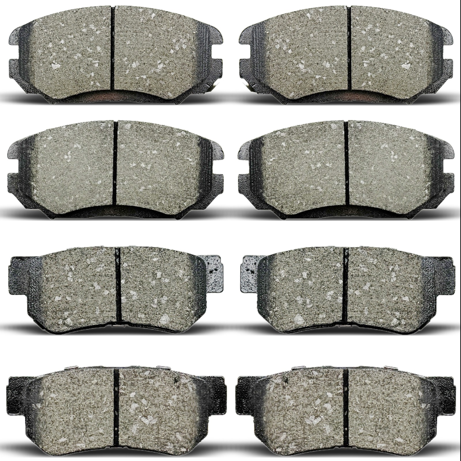 Front and Rear Disc Ceramic Brake Pads For 2006 2007 2008 HYUNDAI AZERA SONATA