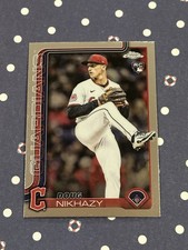 2025 Topps Chrome Update Doug Nikhazy Rookie #USC119 Cleveland Guardians RC (R)