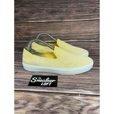 Rothy's The Sneaker Sunshine Honeycomb Yellow Women's Slip On Shoes Size 9