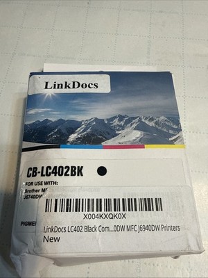 CB-LC402 Black PRINTER INK LinkDocs NEW SEALED