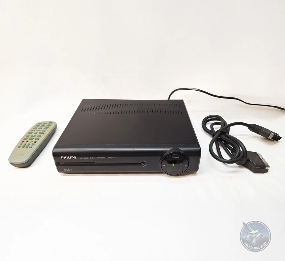 Decoder Philips DTR 2610/24 analogico vintage con scatola originale - Immagine 3 di 4