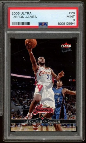 LeBron James Card 2006-07 Ultra #26 PSA 9