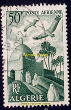 EBS French Algeria 1949 - White Storks - Marabout - YT DZ PA9 - Used