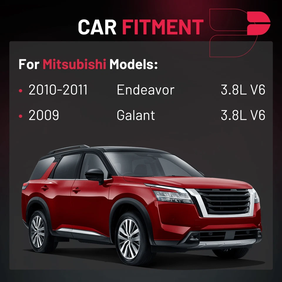 Set of 6 Ignition Coil + Tune Up Grease For 2010-2011 Mitsubishi Galant UF643 - Image 3 of 4