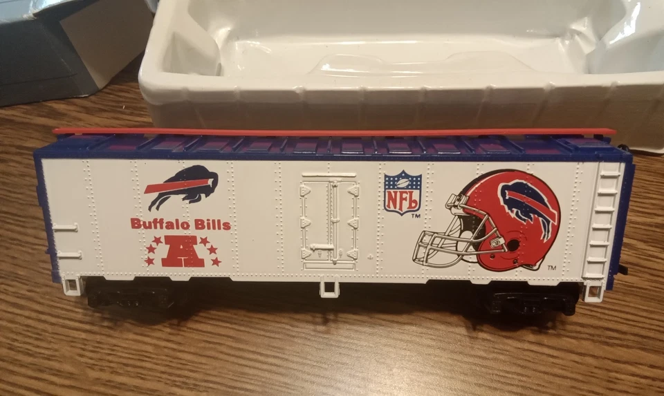 Buffalo Bills HO scale boxcar Mantua Train NFL super bowl express Josh Allen - Image 2 of 4