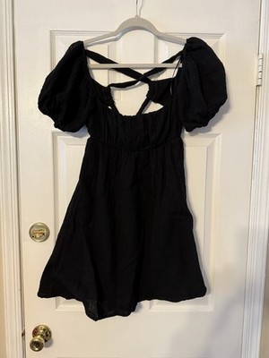 open lace back dress TA3 Long Sleeve Princess Dress - Black - 3X main image 1