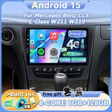 DAB+ Für Mercedes Benz CLS E-Class W211 W219 Kamera ANDROID15 AUTORADIO GPS HDMI DAB+ Für Mercedes Benz CLS E-Class W211 W219 Kamera ANDROID15 AUTORADIO GPS HDMI
