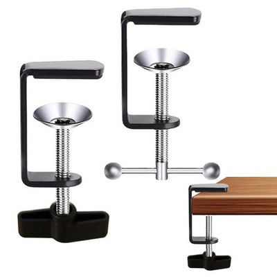 Universal Edelstahl C Klemme Schreibtisch Tisch Halterung Halter für Mikrofon Ständer UK
