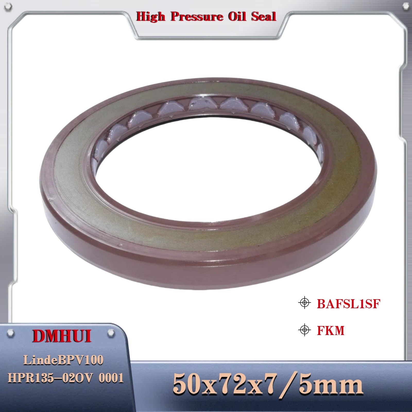 50x72x7/5 For Rexroth Hydraulic pump A6V80 A8V80 A6VE8 R909831178 Shaft oil seal