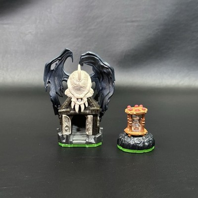 Skylanders- Spyro's Adventures- 2pc Lot - Darklight Crypt & Time Twister Figures