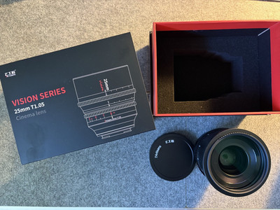 7artisans Camera Cine Lens 25mm T1.05, kaum genutzt, TOP Zustand