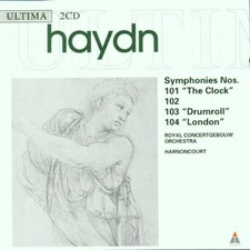 HAYDN HARNONCOURT ROYAL CONCERTGEBOUW - Symphonies 101-104 - 2 CD - *Mint*