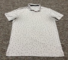 Nike Dri-Fit Short Sleeve Golf Polo Shirt Lavender Floral Flower AOP Mens Large