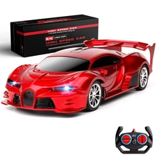 Remote Control Car Rechargeable High Speed 1/18 RC Cars Toys for Boys Red