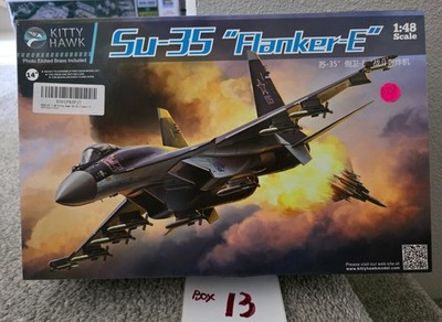 KittyHawk 1/48th Scale Su-35 ''FLANKER-E'' Plastic Model kit # KH80142