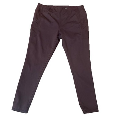 Carhartt Fitted  Cargo Leggings Wm s  Size XL (Actual (36x29)Burgundy Gym Yoga