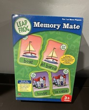 LeapFrog Memory Mate Bilingual English Spanish Matching Game Sealed 2006