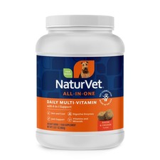 NaturVet All-in-One Dog Multivitamin 240 Soft Chews Joint Digestion