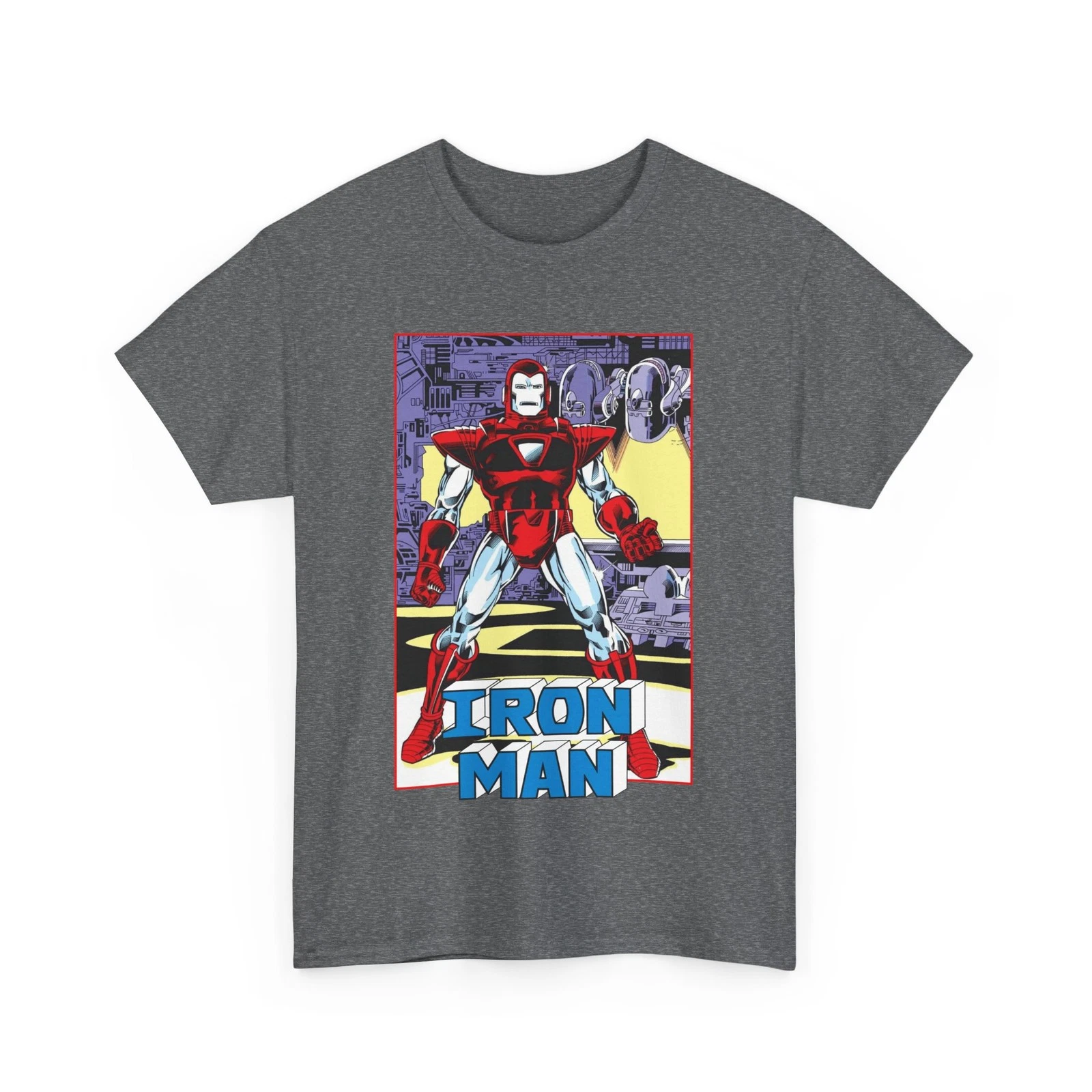 Iron Man T-Shirt - Tony Stark - Silver Centurion Armor - Marvel Comics