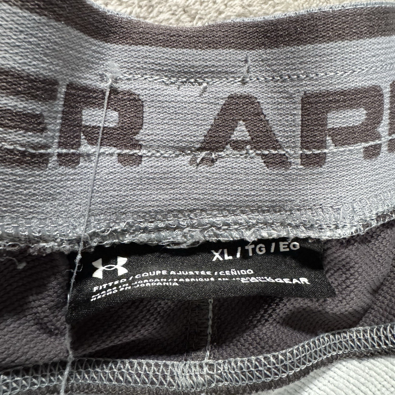 Under Armour Men's Joggers Sweatpants Loose ColdGear Gray XL