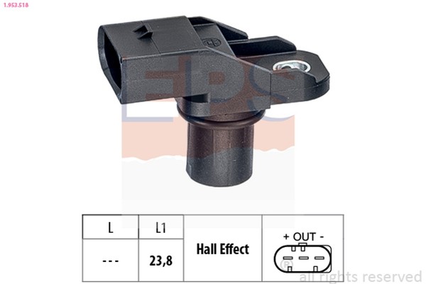 Nockenwellensensor Hallgeber ZüNdimpulsgeber EPS 1.953.518 FüR X3 E61 X6 E60 E83-image