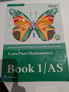 Pearson Edexcel Further Maths Core Pure 1 Mathematics Book 1/AS Online Access